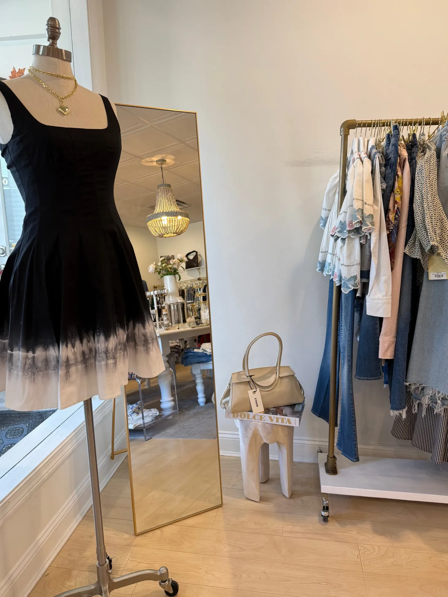 Wells Mini Dress ~ Onyx Tie Die