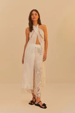 White Coconut Richelieu Pants
