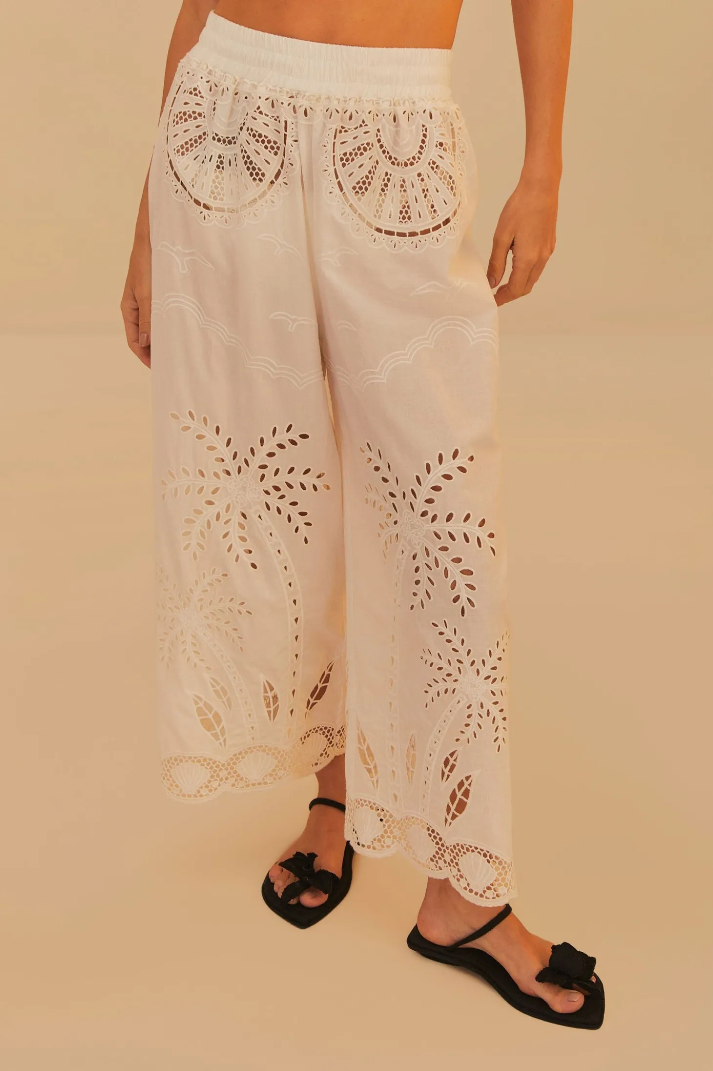 White Coconut Richelieu Pants