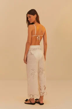 White Coconut Richelieu Pants