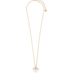 White Puffy Heart Necklace