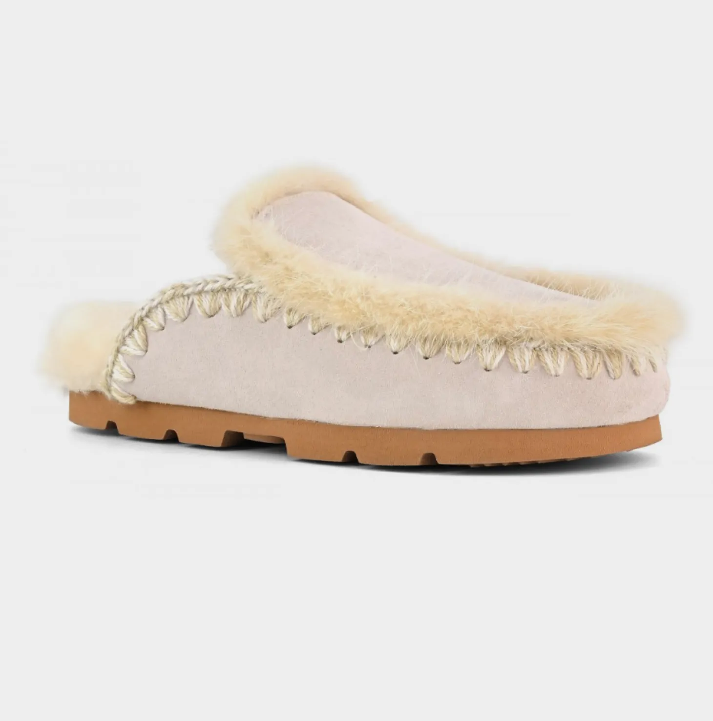 Winter Bio Fur Trim ~ Chalk