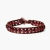Wrap Bracelet- Burgundy