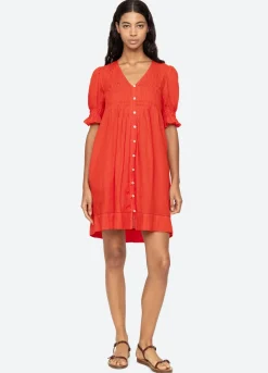 Zora Tunic ~ Chili