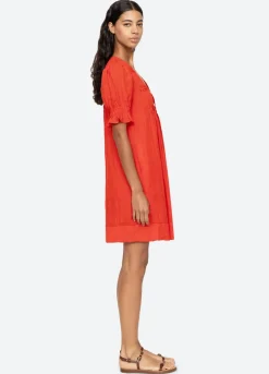 Zora Tunic ~ Chili